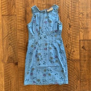 Vintage Studio Ease denim dress: size 6P
